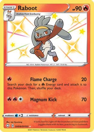 [PKM] Raboot (SV016/SV122) [Sword & Shield: Shining Fates]
