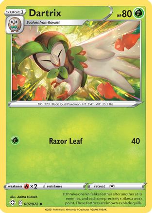 [PKM] Dartrix (007/072) [Sword & Shield: Shining Fates]