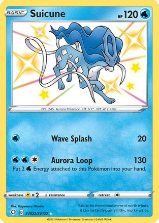 [PKM] Suicune (SV022/SV122) [Sword & Shield: Shining Fates]