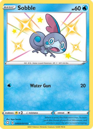 [PKM-R] Sobble (SV025/SV122) [Sword & Shield: Shining Fates]