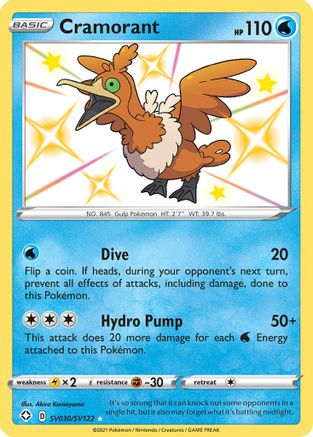 [PKM] Cramorant (SV030/SV122) [Sword & Shield: Shining Fates]