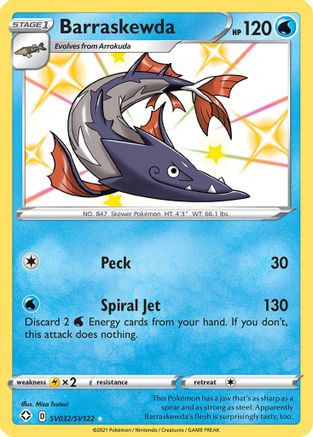 [PKM] Barraskewda (SV032/SV122) [Sword & Shield: Shining Fates]