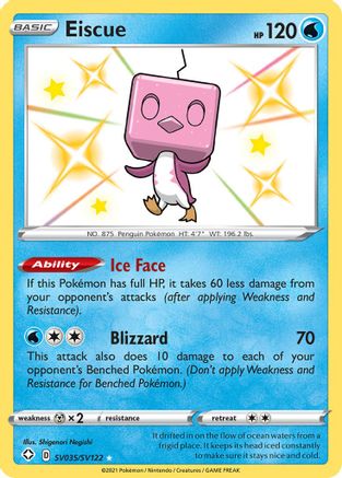 [PKM] Eiscue (SV035/SV122) [Sword & Shield: Shining Fates]