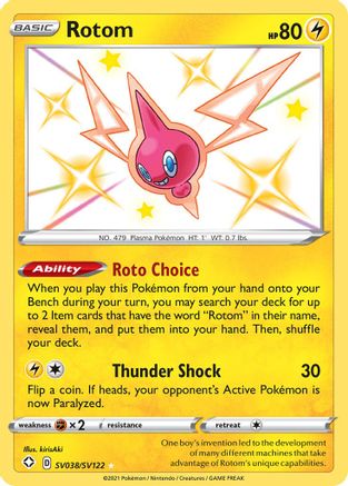 [PKM] Rotom (SV038/SV122) [Sword & Shield: Shining Fates]