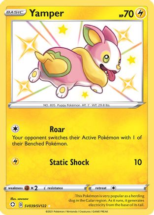 [PKM-R] Yamper (SV039/SV122) [Sword & Shield: Shining Fates]