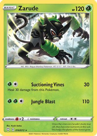 [PKM] Zarude (016/072) [Sword & Shield: Shining Fates]