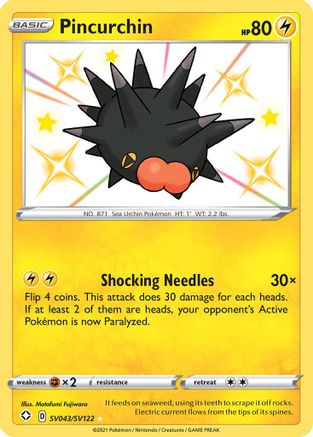 [PKM] Pincurchin (SV043/SV122) [Sword & Shield: Shining Fates]
