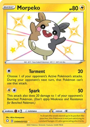 [PKM-R] Morpeko (SV044/SV122) [Sword & Shield: Shining Fates]