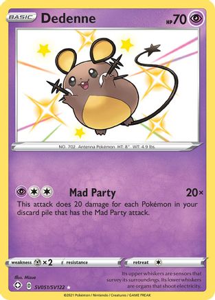[PKM-R] Dedenne (SV051/SV122) [Sword & Shield: Shining Fates]