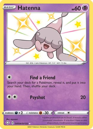 [PKM] Hatenna (SV054/SV122) [Sword & Shield: Shining Fates]
