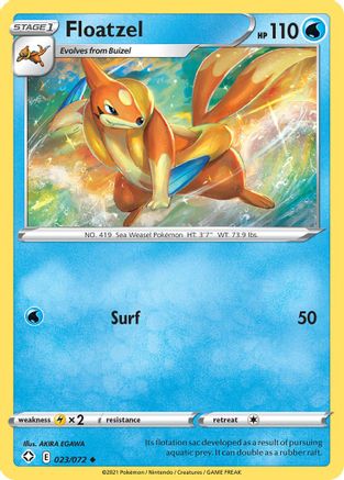 [PKM] Floatzel (023/072) [Sword & Shield: Shining Fates]