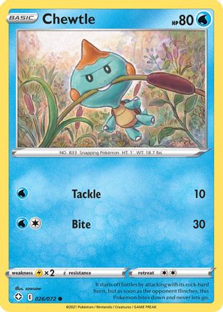 [PKM] Chewtle (026/072) [Sword & Shield: Shining Fates]