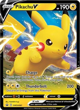 [PKM-R] Pikachu V (SWSH061) [Sword & Shield: Black Star Promos]