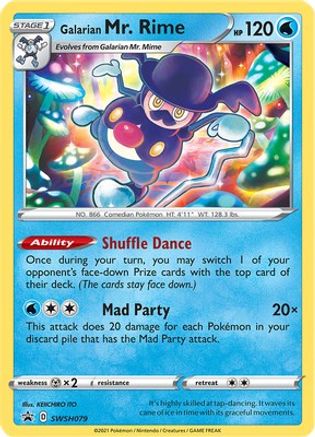 [PKM-R] Galarian Mr. Rime (SWSH079) [Sword & Shield: Black Star Promos]