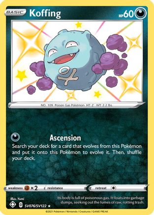 [PKM-R] Koffing (SV076/SV122) [Sword & Shield: Shining Fates]