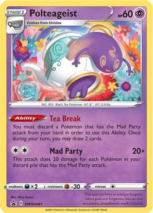 [PKM] Polteageist (SWSH081) [Sword & Shield: Black Star Promos]