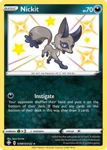 [PKM] Nickit (SV081/SV122) [Sword & Shield: Shining Fates]