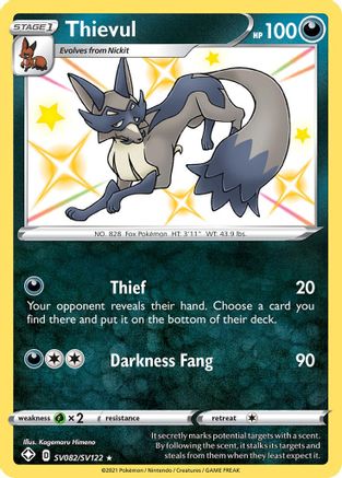 [PKM] Thievul (SV082/SV122) [Sword & Shield: Shining Fates]