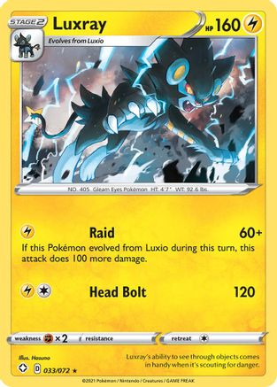 [PKM-R] Luxray (033/072) [Sword & Shield: Shining Fates]