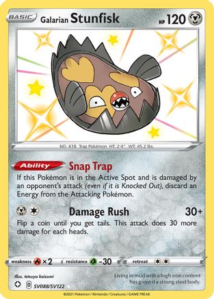 [PKM] Galarian Stunfisk (SV088/SV122) [Sword & Shield: Shining Fates]