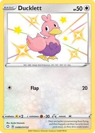[PKM] Ducklett (SV095/SV122) [Sword & Shield: Shining Fates]