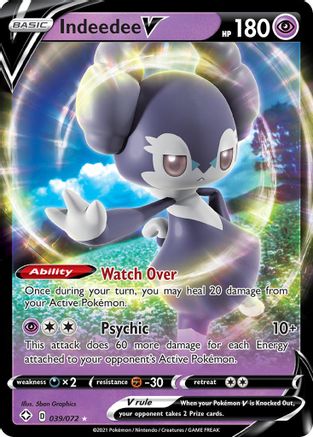 [PKM-R] Indeedee V (039/072) [Sword & Shield: Shining Fates]