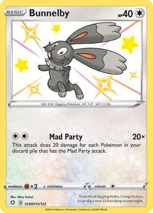 [PKM-R] Bunnelby (SV097/SV122) [Sword & Shield: Shining Fates]