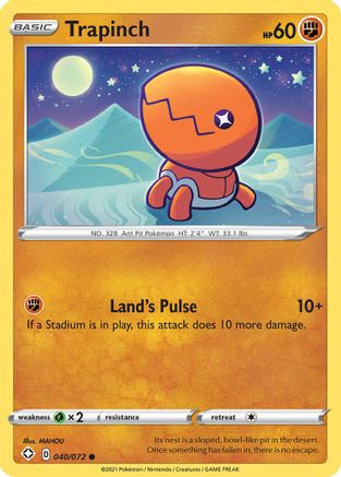 [PKM] Trapinch (040/072) [Sword & Shield: Shining Fates]
