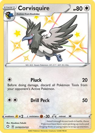 [PKM] Corvisquire (SV102/SV122) [Sword & Shield: Shining Fates]