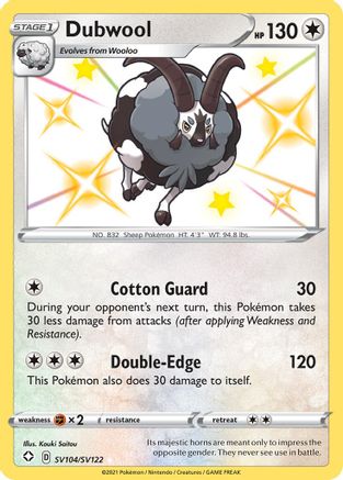[PKM] Dubwool (SV104/SV122) [Sword & Shield: Shining Fates]