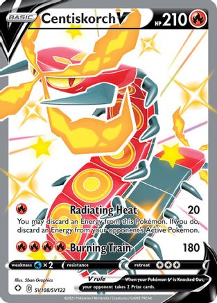 [PKM] Centiskorch V (SV108/SV122) [Sword & Shield: Shining Fates]