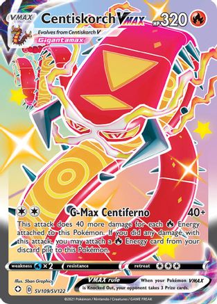 [PKM] Centiskorch VMAX (SV109/SV122) [Sword & Shield: Shining Fates]