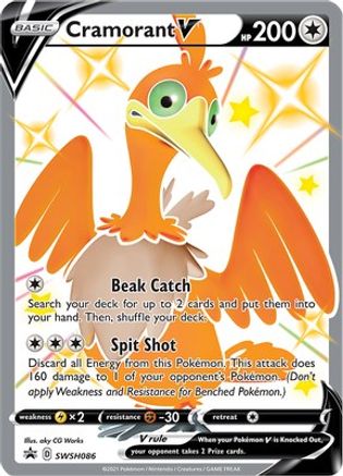 [PKM] Cramorant V (SWSH086) [Sword & Shield: Black Star Promos]