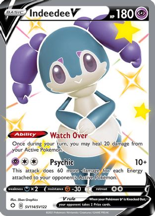 [PKM] Indeedee V (SV114/SV122) [Sword & Shield: Shining Fates]