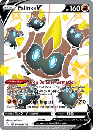 [PKM] Falinks V (SV115/SV122) [Sword & Shield: Shining Fates]