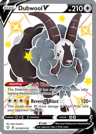 [PKM-R] Dubwool V (SV120/SV122) [Sword & Shield: Shining Fates]