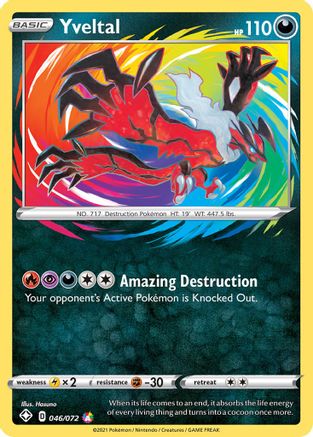 [PKM-R] Yveltal (046/072) [Sword & Shield: Shining Fates]