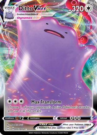 [PKM-R] Ditto VMAX (051/072) [Sword & Shield: Shining Fates]