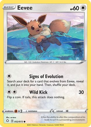 [PKM-C] Eevee (052/072) [Sword & Shield: Shining Fates]