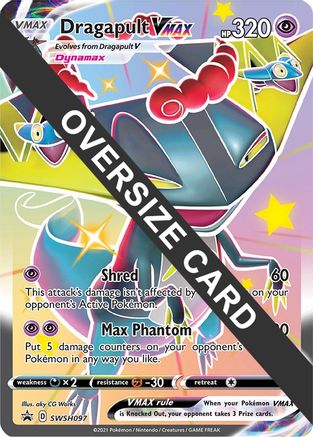 [JUM PKM-R] Dragapult VMAX (SWSH097) (Jumbo Card) [Sword & Shield: Black Star Promos]