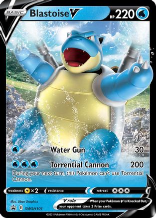 [PKM] Blastoise V (SWSH101) [Sword & Shield: Black Star Promos]