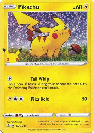 [PKM] Pikachu (SWSH039) (General Mills Promo) [Miscellaneous Cards & Products]