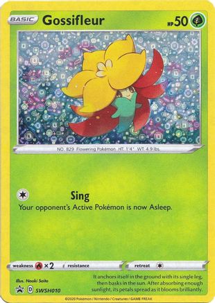 [PKM] Gossifleur (SWSH010) (General Mills Promo) [Sword & Shield: Black Star Promos]