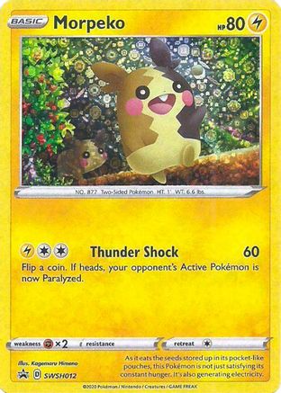 [PKM-R] Morpeko (SWSH012) (General Mills Promo) [Sword & Shield: Black Star Promos]