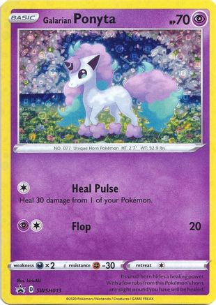 [PKM] Galarian Ponyta (SWSH013) (General Mills Promo) [Sword & Shield: Black Star Promos]