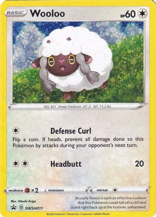 [PKM-R] Wooloo (SWSH011) (General Mills Promo) [Sword & Shield: Black Star Promos]