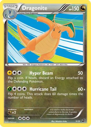 [PKM] Dragonite (5/20) (Blister Exclusive) [Black & White: Dragon Vault]