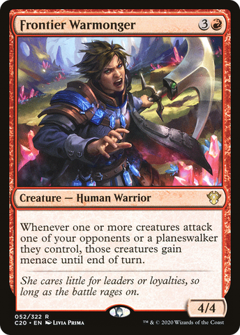 {R} Frontier Warmonger [Commander 2020][C20 052]