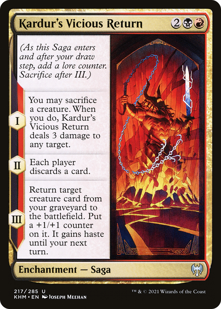 {C} Kardur's Vicious Return [Kaldheim][KHM 217]