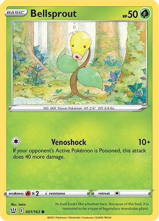 [PKM-C] Bellsprout (001/163) [Sword & Shield: Battle Styles]